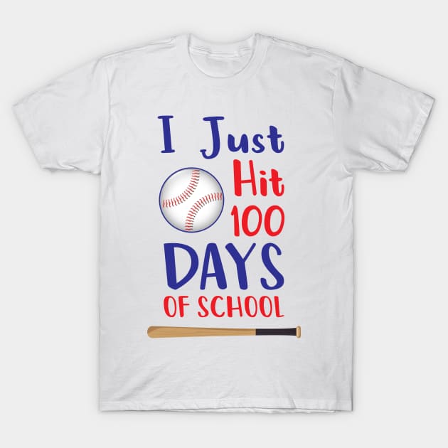 I Just Hit 100 Days of School T-Shirt by TeeAMS